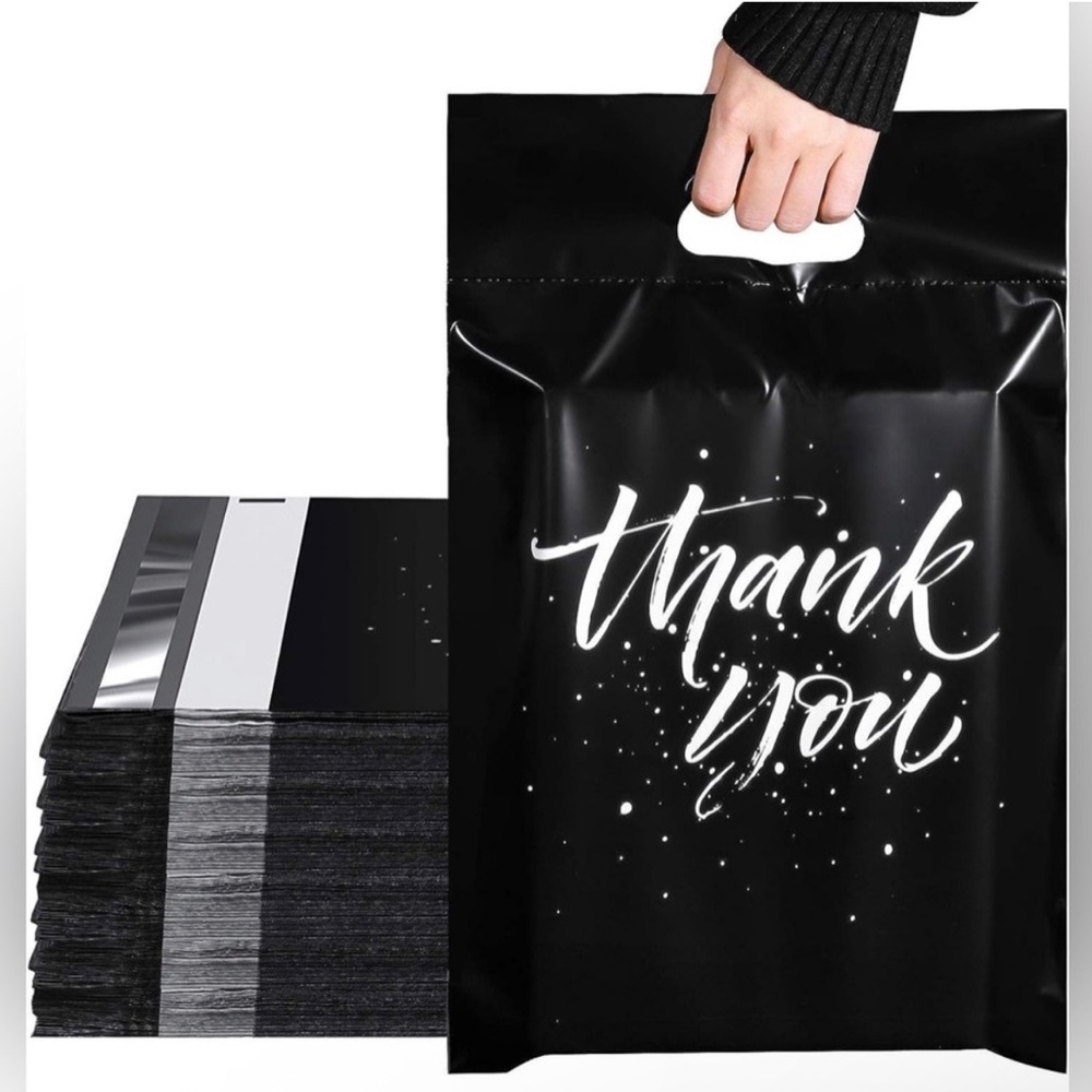 NEW Set of 15 Sleek “Thank You” Poly Mailers